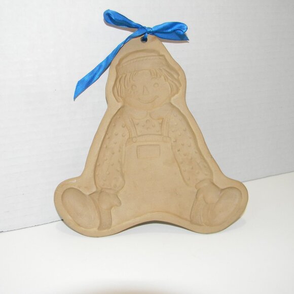 Raggedy Andy Cookie Mold 1986 Brown Bag Cookie Art Hill Design Inc - Picture 3 of 5
